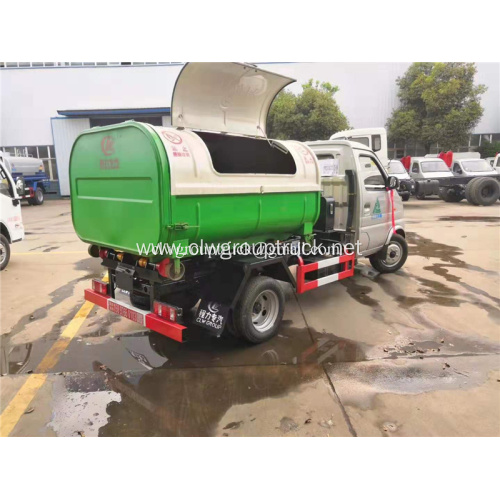 Rear loader garbage truck with capacity 3 tons